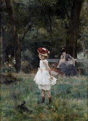 The Little Girl with Ducks